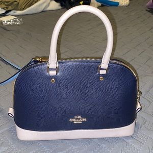 2 tone Blue Coach Bag